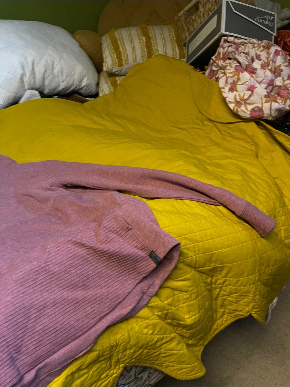 L.L.Bean Women's Heather Plum Short Sleeve Tee - Picture 5 of 5